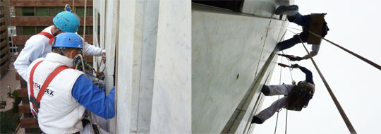 rehabilitacion de fachadas y trabajos verticales REHADEX