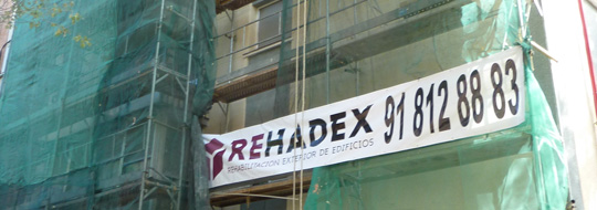 rehabilitacion de fachadas y trabajos verticales REHADEX