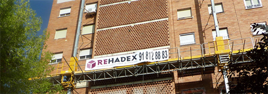 rehabilitacion de fachadas y trabajos verticales REHADEX