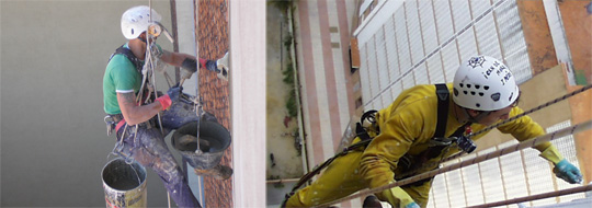 rehabilitacion de fachadas y trabajos verticales REHADEX